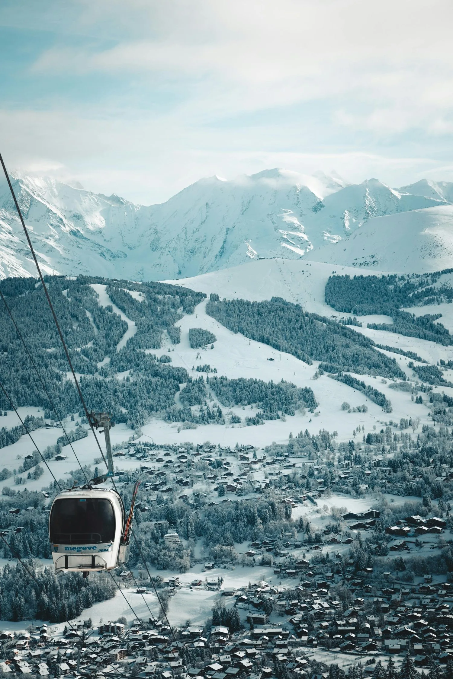 Activités à Megève — télécabine du Mont d'Arbois et domaine skiable